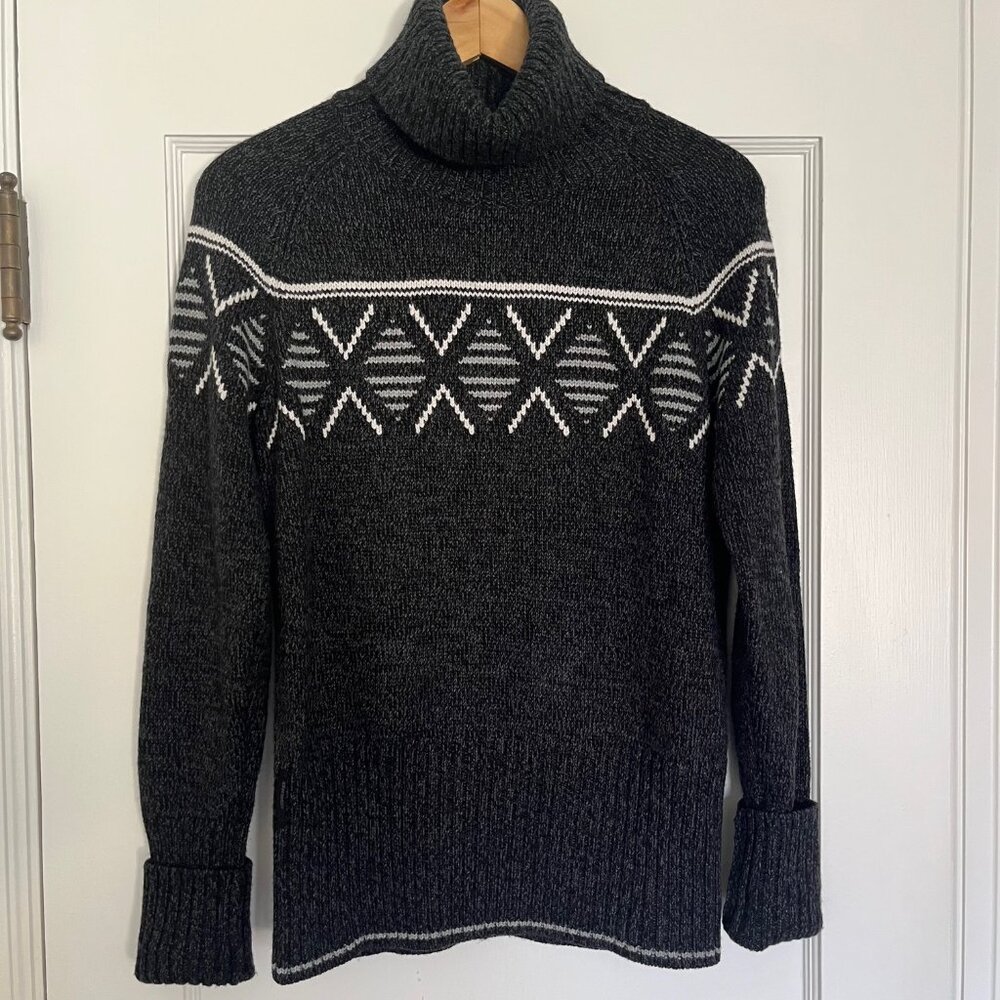 NWOT Icebreaker Fair Isle Merino Turtleneck | Size Medium - Picture 3 of 10